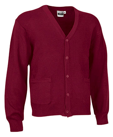 CARDIGAN granate caoba