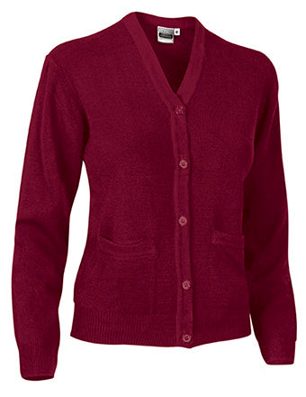CARDIGAN granate caoba
